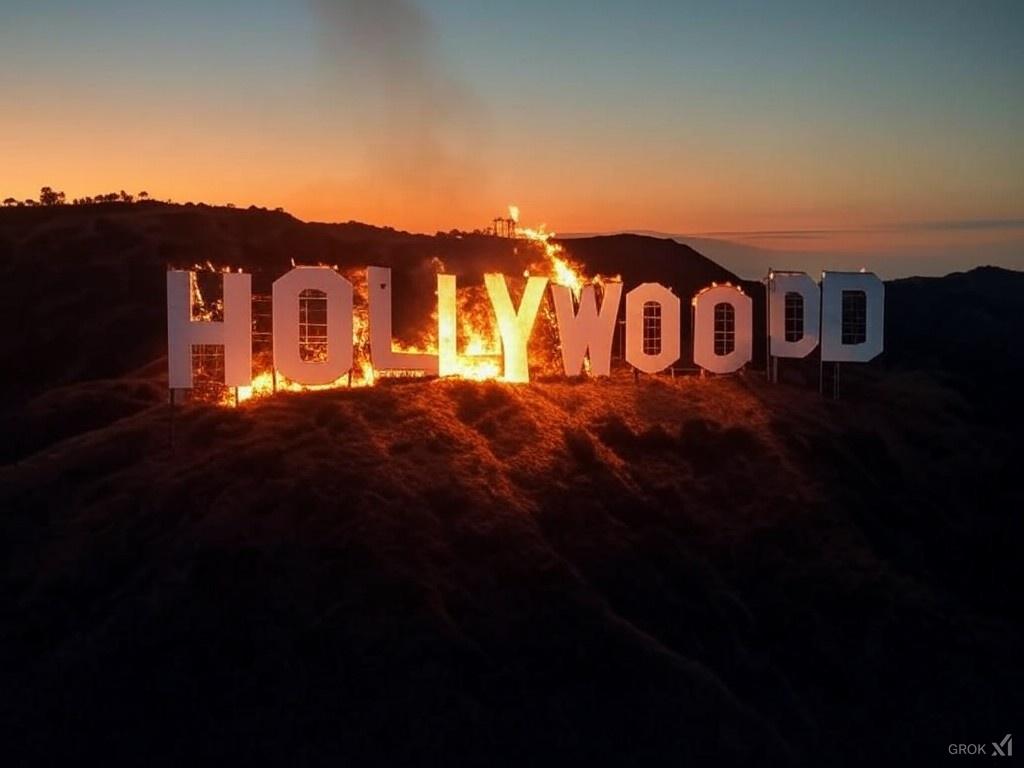 Misinformation: Hollywood is on fire
